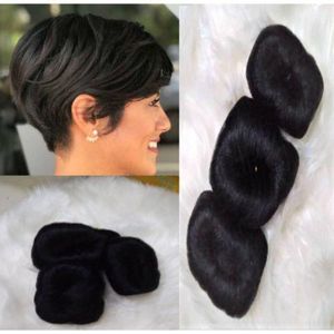 Rihanna Pixie Cut 4 Bundle For Full Head Fix
