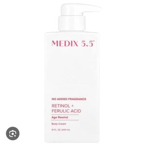 Medix 5.5 Retinol + Ferulic Acid Age Rewind Body Cream, a 15 fl. oz. (444 mL)