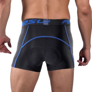 Arsuxeo Men Cycling Underwear Shorts Breathable Padded MTB Biking