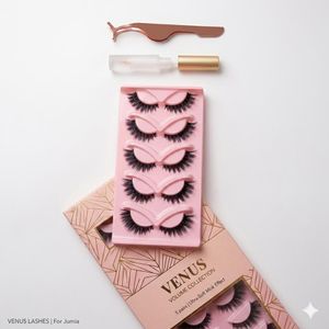 5Pairs False Eyelashes,Soft Fluffy,Fox flying obliquely Natural Lashe