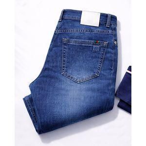 Straight Luxury Non Fade Jean For Man-Blue
