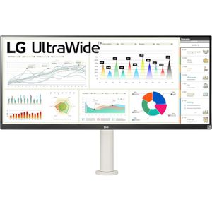 LG 34" 21:9 Ultrawide™ Fhd (2560 X 1080) Monitor With Ergo Stand And Usb-c