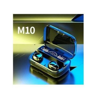 M10 wireless earpuds TWS Bluetooth with 2000amh Charging Case 