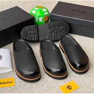 Closed-toe mule/slip-on design with an open heel.