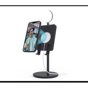 Video Call Light Phone Stand With Light And Charger Dock