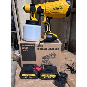 Dewalt Cordless spray gun machine with extra nozzle 