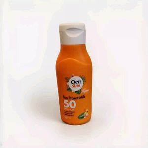 Cien  Sun Protect Milk SPF 50 High Protection Sunscreen Vegan 250ml UVA