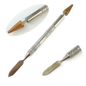 Brass Head Leather Dual Head Edge Oil Gluing Dye Pen Applicator Speedy Paint  Roller Tool for Leather Craft Tools Double Side Pen