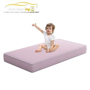 Baby Crib and Toddler Matress _ 38in x 24ft x 5in _ pink