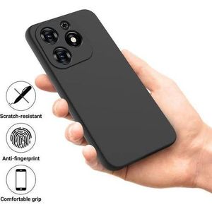 Infinix Hot 40i smooth Quality silicon back case - black