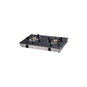 Glass Table Top Double Burner WITH Auto Ignition