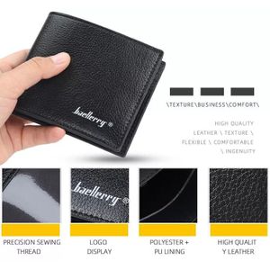 Men's R-F-I-D wallet,Men's short wallet, portable card holder