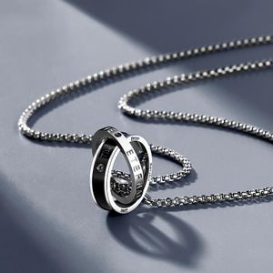 Men's Hip Hop Personalized Pendant Necklace Titanium Steel Non-Fading