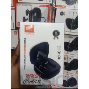 Original jbl LED Buds tune tws u46 Wireless Super BASS Earbuds With LED Digital Display - Wireless Earphones In-ear Touch Control Bluetooth - Sports Stereo Gaming Headphone ( Black )