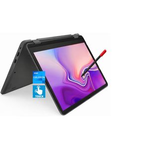 Lenovo Chromebook 500e Yoga  X360 -4GB RAM- 32GB SSD- WITH PEN -TOUCHSCREEN- Chrome OS + Free Mouse and USB Light For Keyboard- Webcam