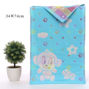 25*50cm Small Cute Cartoon Microfiber Absorbent Drying Bath Towels Bear  Pattern Cotton Baby Towel