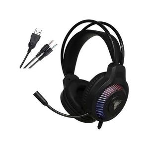 Jedel GH-558 Gaming Headset, 7.1 Surround Sound PS4 Headset with Microphone, For Games, PC Headphones, Heavy Bass, Telescopic, Noise Isolation, Wired, FPS Compatible, LED Light