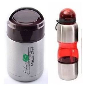 2.2L Vacuum Insulated Lunch Box 3 Tier Jar Hot Thermos Food