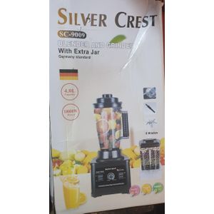 SILVER CREST 4L Heavy Duty German 10000Watts Industrial Blender, Double Cup 