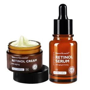 Vibrant Glamour Anti-Aging Skin Firming Retinol Cream + Retinol Serum Combo