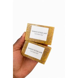Tumeric and Kojic Acid soap body and face -2pcs