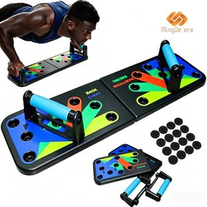 MingDe era 9 In 1 Push Up Rack Board Fitness Exercise BodyBuilding Tool