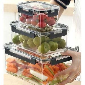 Acrylic Food Salad ServingBowl Storage Plastic Container-3 Set