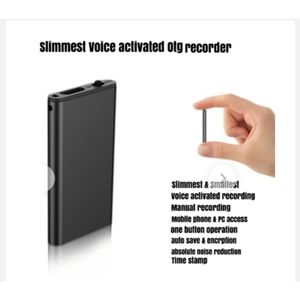 Caleocom HD Mini Slim Smart Voice Recorder