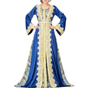 No Women's Dress Skirt Prayer Ethnic Print Muslim Robe