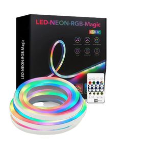 RGBIC LED Neon Flex Strip – Smart Home Atmosphere Lighting With Music Feature 