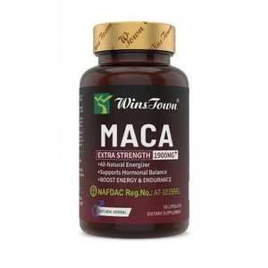 Wins Town Maca Extra Strength 1900mg - 60 Capsules 1pc