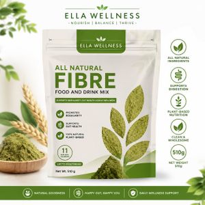 Neo  Wellness All Natural Fibre Powder – 510g For Digestive Health & Heart Support ( Soluble & Insoluble Dietary Fibre)
