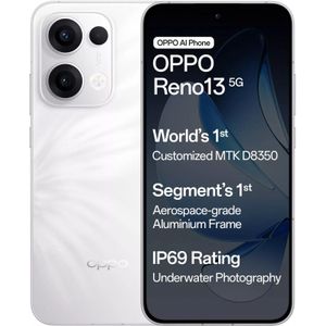Oppo Reno 13 5G - 6.59" (512GB ROM - 12GB RAM) Dual SIM - 5600mAh - White