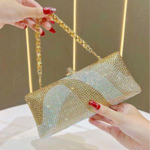 PARTY BRIDAL MINI PURSES/WALLET CHAIN BAG - Party Bags Chic Handbags Stylish Accessories Bags Shiny Wedding Bags Elegant Rhinestone Shiny Purse Bridal Clutches Glamour Accessories Purse/Bags for Wedding/Dinner Dates Bags