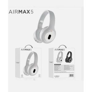 Air Max 5 - Wireless Over-Ear Noise Cancellation Headphones with Bluetooth 5.3, TF Card Slot, Built-in Mic, USB-C Charging, Comfortable Cushioned Ear Cups, Gaming Headphone - Compatible with Smartphones & Computers, - Modern Headset 