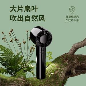 Portable Hand Fan Mini Cooler USB Rechargeable Cold Fan