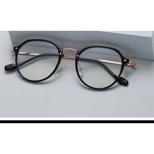 Blue Light Glasses Computer Eyeglasses Clear Lens Unisex Black Gold