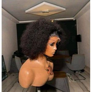Fashion Cabinet Afro Kinky Volume Lace Front Wig (Full Density Black)