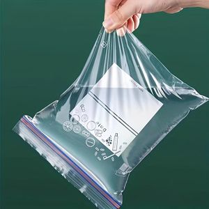 65pcs Storage And Organization, Storage Bags, Transparent Storage Bags, Freezer, Snacks, Nuts, Drawer Organizer, Vegetable Freshness, Moisture Proof, Kitchen Supplies