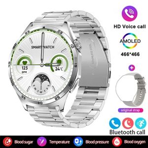 2024 New Smartwatch Medical Grade Blood Sugar AMOLED HD Screen Smart Watch