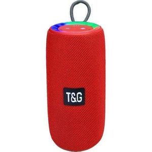 T&G  TG431 Cylindrical Waterproof Speakers Portable Music Player Wireless Speaker (RED) IPX5