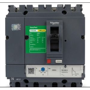 Schneider Electric EasyPact CVS 250A 4-Pole MCCB