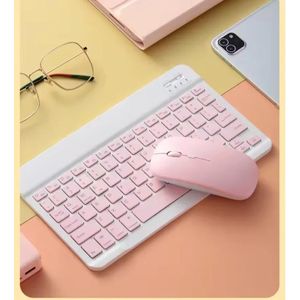 Keyboards Smart Wireless Bluetooth keyboard + Mouse Compatible  with iPhone, Android, IPad And Windows For more Effective Easy And Productive Screentime. 