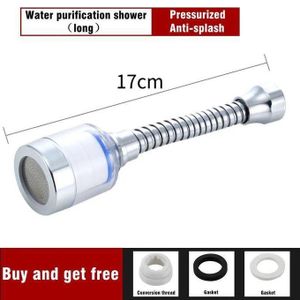 DORXTI 17CM Kitchen Faucet Water Tap Filter bubbler filter for Hard