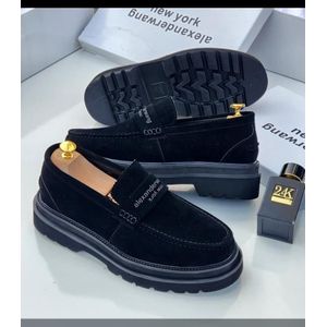 Men luxury suede loefers shoes 