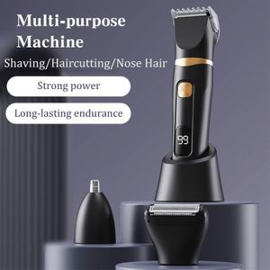 FYJ-1508 3-in-1 Professional Shaver Set – Electric Razor, Hair Clipper & Nose/Ear Trimmer – Strong Power, Curved Blades, No Skin Irritation