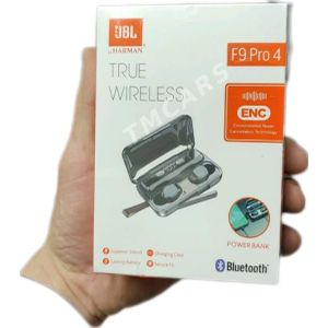 Jbl F9 Pro  Bluetooth Earbuds + Inbuilt Power Bank