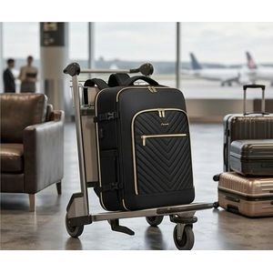 Backpack with Shoe Compartment, Student School Bag, Business Trip Laptop Bag, Waterproof Office Laptop Backpack, Outdoor Travel Bag, Duffel Laptop Backpack Bag, All-in-One Black & Gold Multi-Functional Backpack - Waterproof Work & Travel Bag.