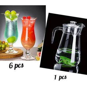 Good quality Water/ Juice/ Smoothie Glass Set__ 7 pcs