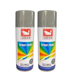 Adexin All Purpose Spray Paint  450ml - Grey - 2Pcs